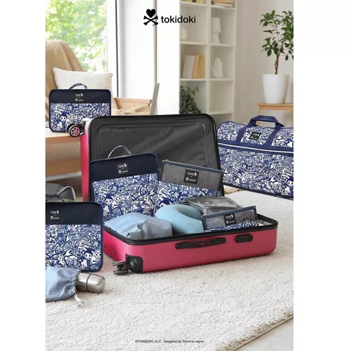 FOLDABLE TRAVEL BAG (MONO) BY TOKIDOKI X SINGAPORE AIRLINES